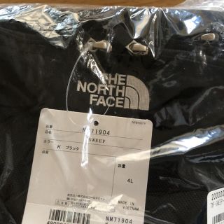 ザノースフェイス(THE NORTH FACE)のノースフェイス スウィープ 黒 4L(ウエストポーチ)