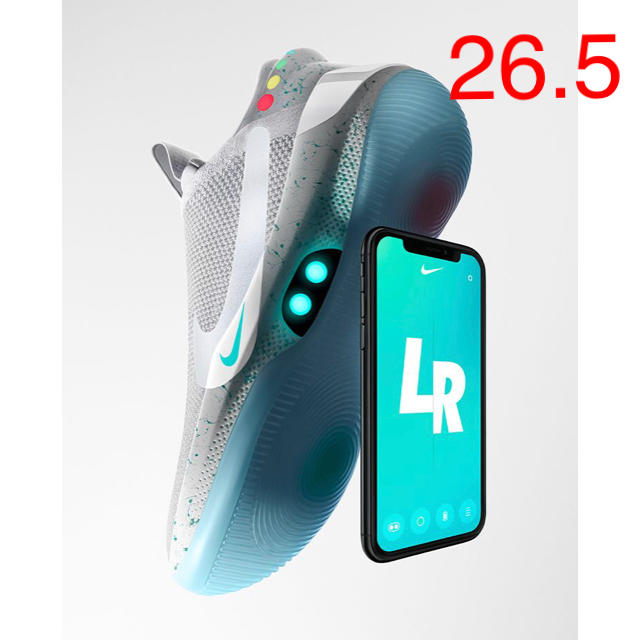 NIKE ADAPT BB アダプト ウルフグレー 26.5センチ ①