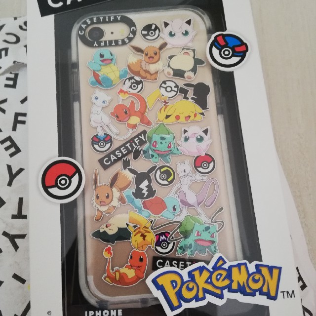 ポケモン(ポケモン)の【新品未開封】iPhone 8 ケース　CASETiFY ポケモンコラボ スマホ/家電/カメラのスマホアクセサリー(iPhoneケース)の商品写真