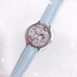 新品♡ユニコーン ♡腕時計♡キッズ♡パステルブルー(腕時計)