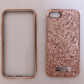 ケイトスペードニューヨーク(kate spade new york)のケイトスペード ピンクゴールド iPhone7/8 ケース (iPhoneケース)