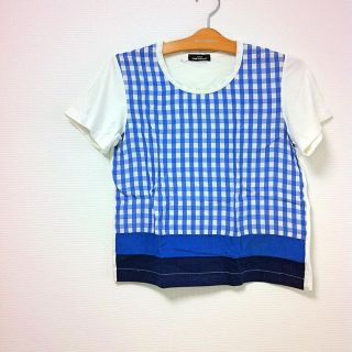 コムデギャルソン(COMME des GARCONS)のGARÇON チェックTシャツ(Tシャツ(半袖/袖なし))