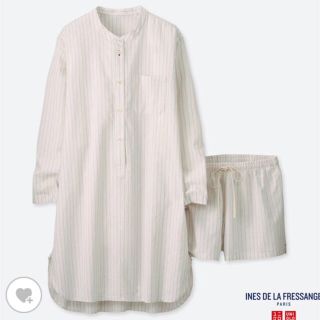 UNIQLO - UNIQLO イネス リネン パジャマ チュニック S トップスのみの