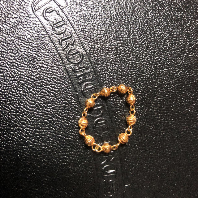 Chrome Hearts(クロムハーツ)のクロムハーツ     ビーズチェーンリング   10号 メンズのアクセサリー(リング(指輪))の商品写真