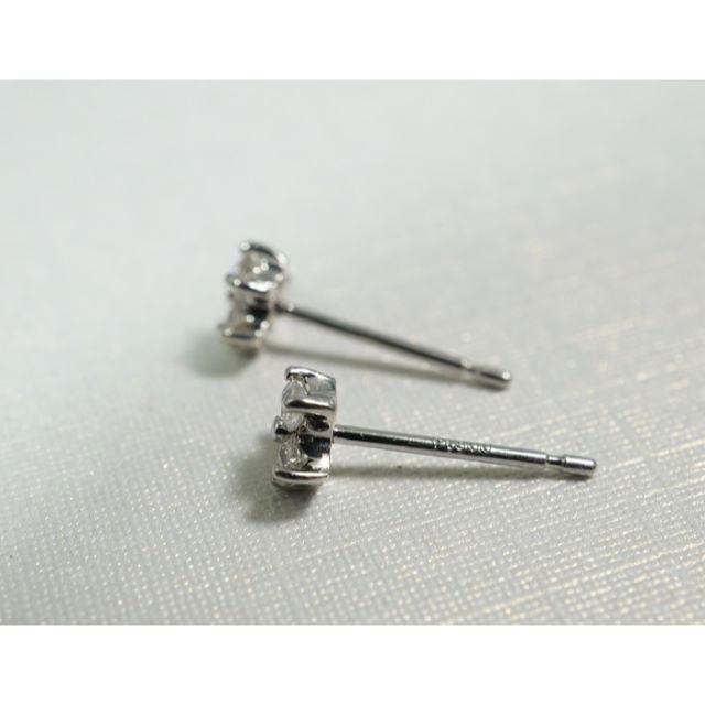 新品プラチナダイヤピアスD:0.16ct