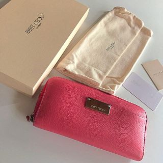 ジミーチュウ(JIMMY CHOO)のJIMMY CHOO 長財布 ピンク(財布)