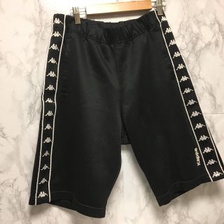 カッパ(Kappa)のkappa shorts カッパ 黒 メンズサイズ(ショートパンツ)