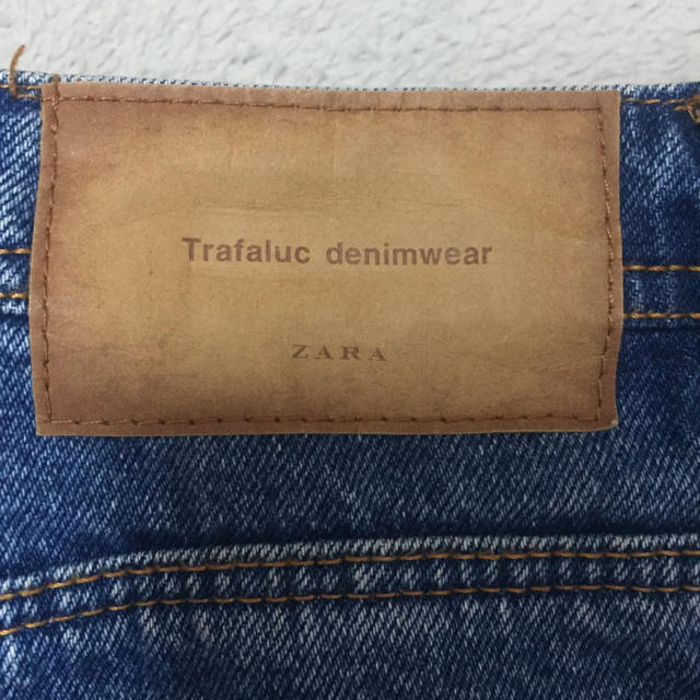 ZARA(ザラ)の完売定番 ZARAマムフィットデニムブルー36 良品 レディースのパンツ(デニム/ジーンズ)の商品写真