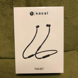 サカイ(sacai)の新品未開封 即発送 sacai beats beatsx 黒 black(ヘッドフォン/イヤフォン)