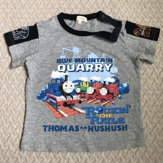 ハッシュアッシュ(HusHush)のなぁこさま専用   ③トーマスTシャツ 95(Tシャツ/カットソー)