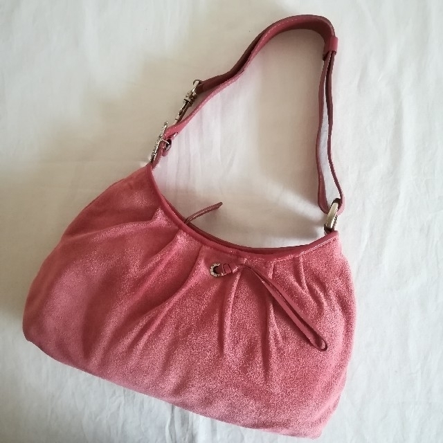 ANNA MOLINARI(アンナモリナーリ)のアンナ・モリナーリ / Anna Molinari ピンクのバッグ (美品) レディースのバッグ(ハンドバッグ)の商品写真