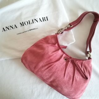 アンナモリナーリ(ANNA MOLINARI)のアンナ・モリナーリ / Anna Molinari ピンクのバッグ (美品)(ハンドバッグ)