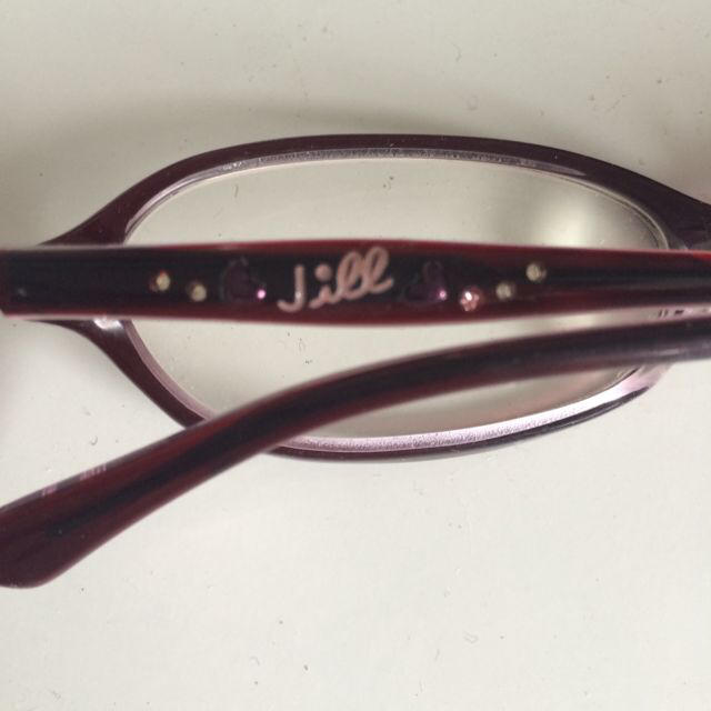 JILLSTUART(ジルスチュアート)の赤紫♡メガネ レディースのファッション小物(サングラス/メガネ)の商品写真