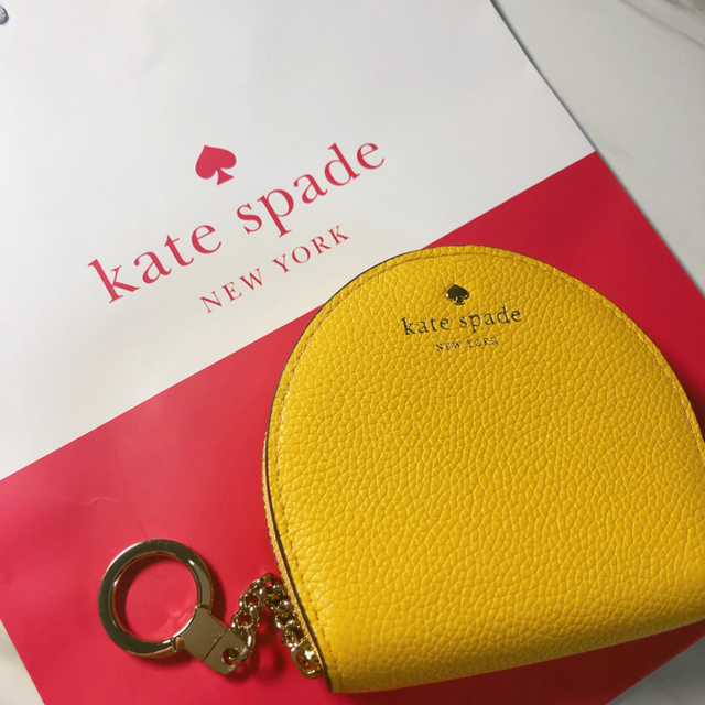 【kate spade】コインパース イエロー