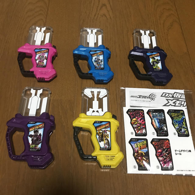 仮面ライダーエグゼイド メモリアルフィニッシュガシャットセット♫