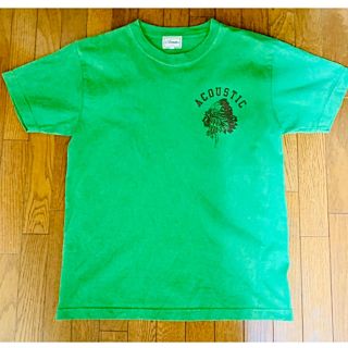 ツインズアコースティック(Twins Acoustic)のアコースティック ACOUSTIC メンズTシャツ グリーン Mサイズ(Tシャツ/カットソー(半袖/袖なし))