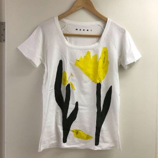 マルニ(Marni)のマルニ MARNI フラワープリントトップス(カットソー(半袖/袖なし))