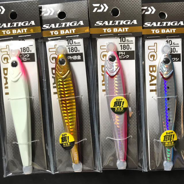 Daiwa SALTIGA TG BAIT 180g 4本セット Cブリ