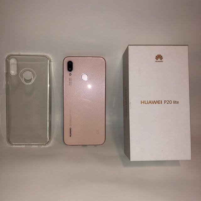 スマホ/家電/カメラ☆ ほぼ新品 ☆ huawei p20 lite サクラピンク