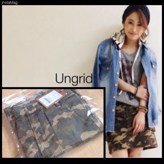 アングリッド(Ungrid)のUngrid カモフラタイトSK(ミニスカート)