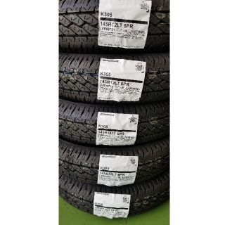 ブリヂストン(BRIDGESTONE)のBRIDGESTONE　K305 145R12 6PR 4本1セット新品未使用(タイヤ)