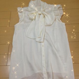 ジルスチュアート(JILLSTUART)のジル♡ホワイトブラウス(シャツ/ブラウス(半袖/袖なし))