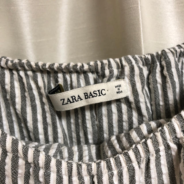 ZARA(ザラ)のZARA オフショルワンピース XS レディースのワンピース(ロングワンピース/マキシワンピース)の商品写真