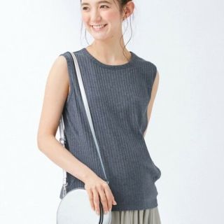 マタニティー(MATERNITY)の【新品未使用】エンジェリーベ 授乳服 ノースリーブ タンクトップ トップス(マタニティトップス)