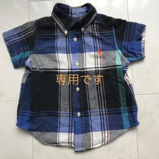 ラルフローレン(Ralph Lauren)のラルフローレン チェック シャツ 半袖 2T(ブラウス)