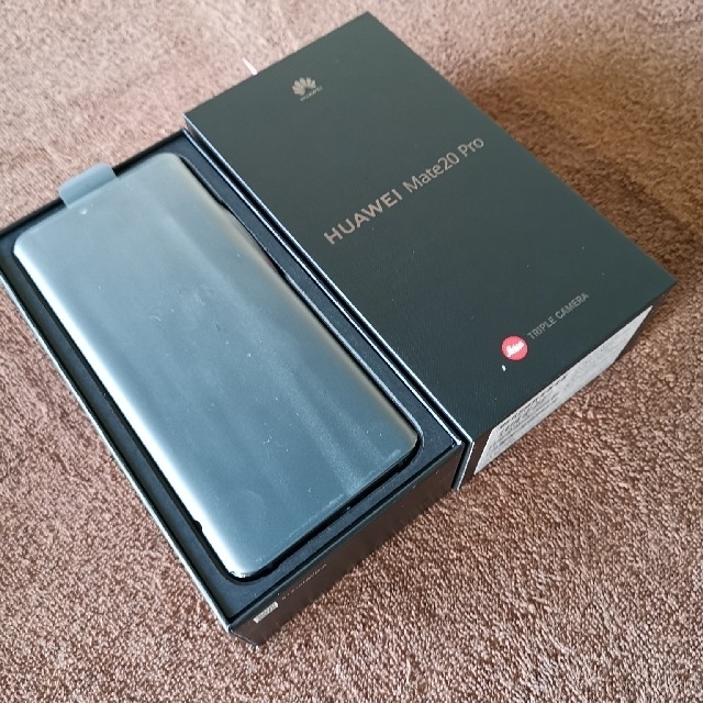 円高還元 【新品】 HUAWEI Mate 20 Pro SIMフリー ブラック