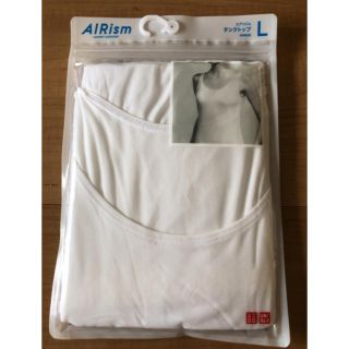 ユニクロ(UNIQLO)の【未使用】UNIQLO ユニクロ AIRism エアリズム タンクトップ L(タンクトップ)