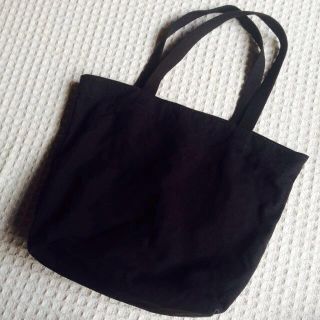 ムジルシリョウヒン(MUJI (無印良品))の無印良品 黒 トートバッグ(トートバッグ)