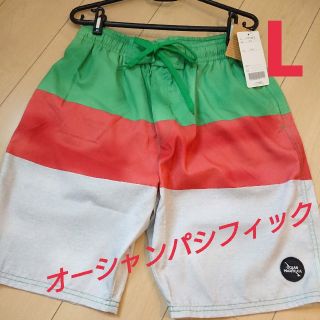 オーシャンパシフィック(OCEAN PACIFIC)の新品　L　メンズ　オーシャンパシフィック　海　プール　サーフパンツ 水着(水着)