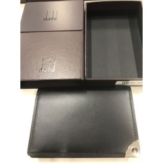 ダンヒル(Dunhill)のDUNHIL カードケース カーフレザー(新品未使用)(名刺入れ/定期入れ)