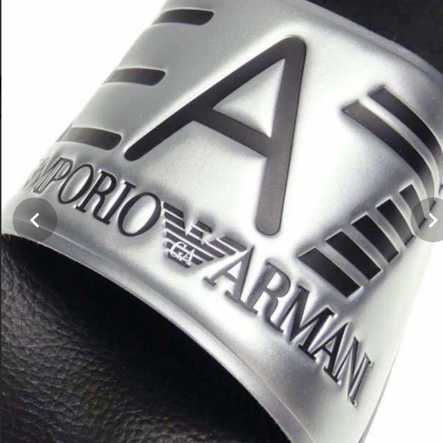 EMPORIO ARMANI シャワーサンダル シルバー