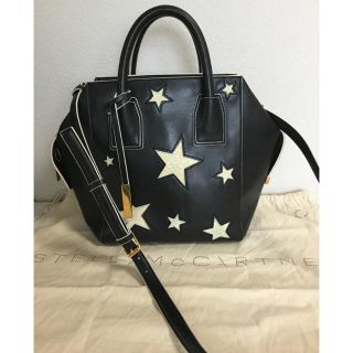 ステラマッカートニー(Stella McCartney)のレザー☆スター2WAYショルダーバック✨レアのお買い得品‼️(ハンドバッグ)