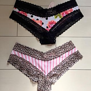 ヴィクトリアズシークレット(Victoria's Secret)の新品タグ付き VS パンティー2点セット(セット/コーデ)