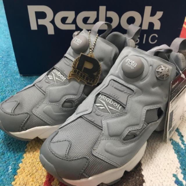 【美品✨】Reebok ポンプフューリー グレー