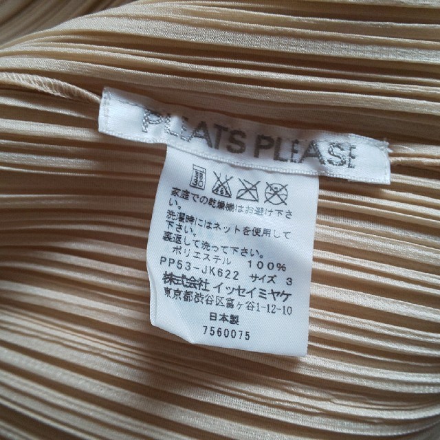 PLEATS PLEASE ISSEY MIYAKE(プリーツプリーズイッセイミヤケ)のプリーツプリーズISSEY MIYAKE半袖ブラウス レディースのトップス(カットソー(半袖/袖なし))の商品写真