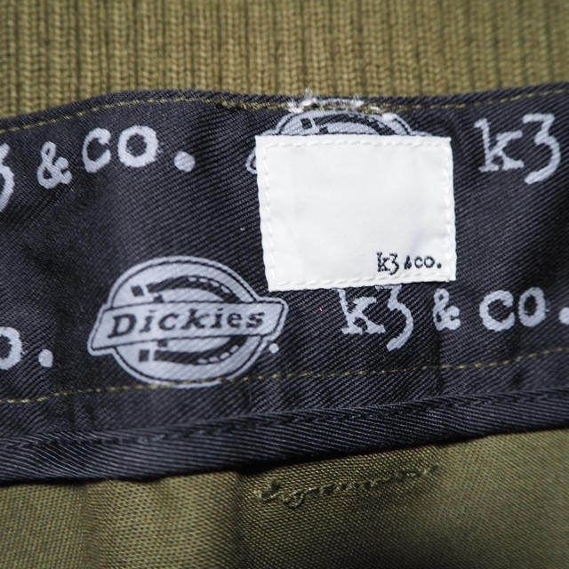 k3(ケースリー)のk3&coのディッキーズのコラボスカート レディースのスカート(ひざ丈スカート)の商品写真