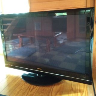 ヒタチ(日立)の日立wooプラズマテレビ　2008年　内蔵ＨＤＤは故障50インチ　P50XR02(テレビ)