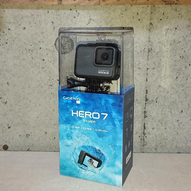 GoPro(ゴープロ)の新品未開封 GoPro HERO7 Silver CHDHC-601-FW スマホ/家電/カメラのカメラ(その他)の商品写真