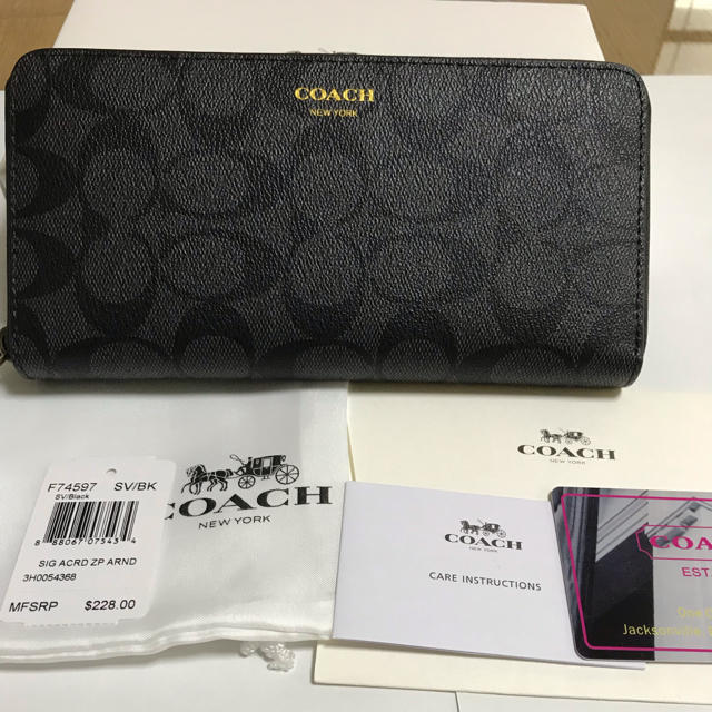 COACH(コーチ)のJunJun様専用❣️コーチ長財布 レディースのファッション小物(財布)の商品写真