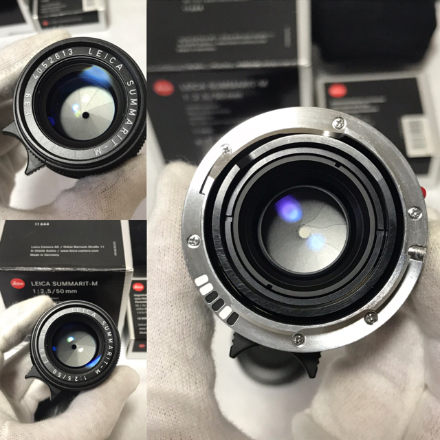 LEICA(ライカ)のLEICA SUMMARIT-M f2.5/50mm ズマリット フード付き スマホ/家電/カメラのカメラ(レンズ(単焦点))の商品写真