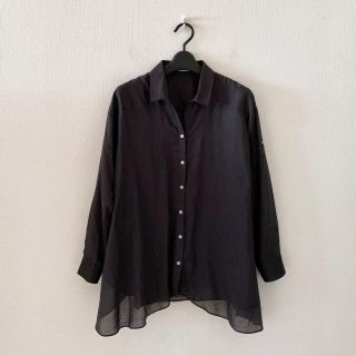 スピックアンドスパン(Spick & Span)のスピック&スパン♡リネン混紡2wayシャツ(シャツ/ブラウス(長袖/七分))