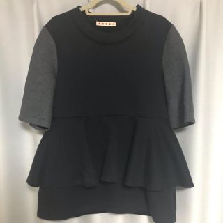 マルニ(Marni)のMARNI   マルニ ペプラム半袖カットソー(カットソー(半袖/袖なし))