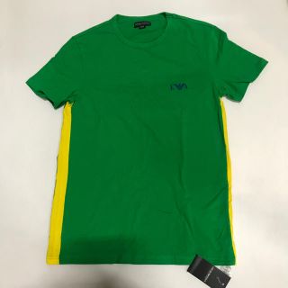 エンポリオアルマーニ(Emporio Armani)の未使用品 アルマーニ メンズTシャツ サイズS グリーン(Tシャツ/カットソー(半袖/袖なし))