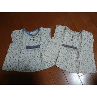 ビケット(Biquette)の【ぽてこさま専用】ビケット ブラウス ２枚セット80(シャツ/カットソー)