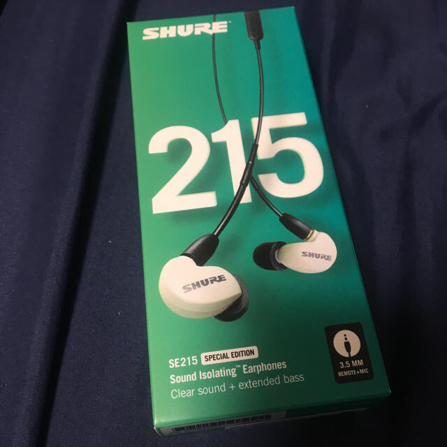 【明日まで格安出品！】SHURE SE215-SPE/シュアー イヤホンモニター