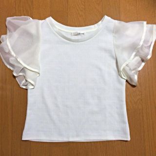 ミスティウーマン(mysty woman)の袖レース♡トップス(Tシャツ(半袖/袖なし))